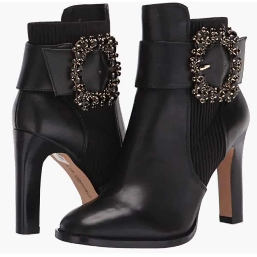 KARL LAGERFELD PARIS LEATHER WOMEN'S VANIA FASHION BOOTS